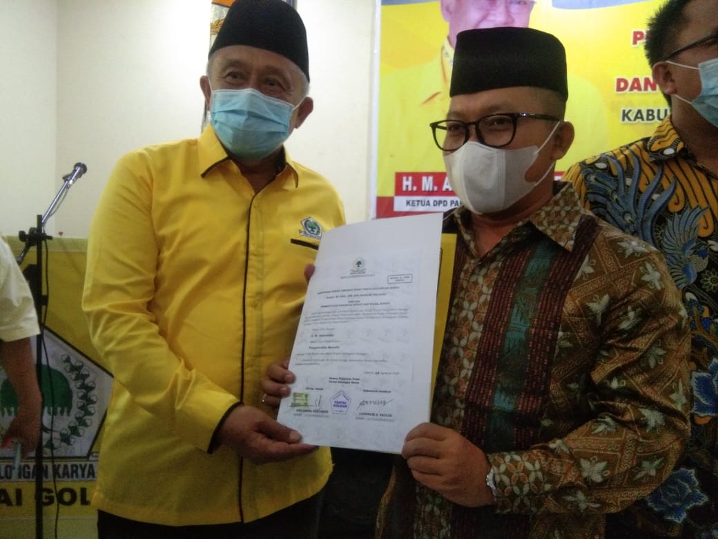 Kantongi Formulir B.1 KWK Golkar, Kamis 3 September Pasangan AT-FM ...