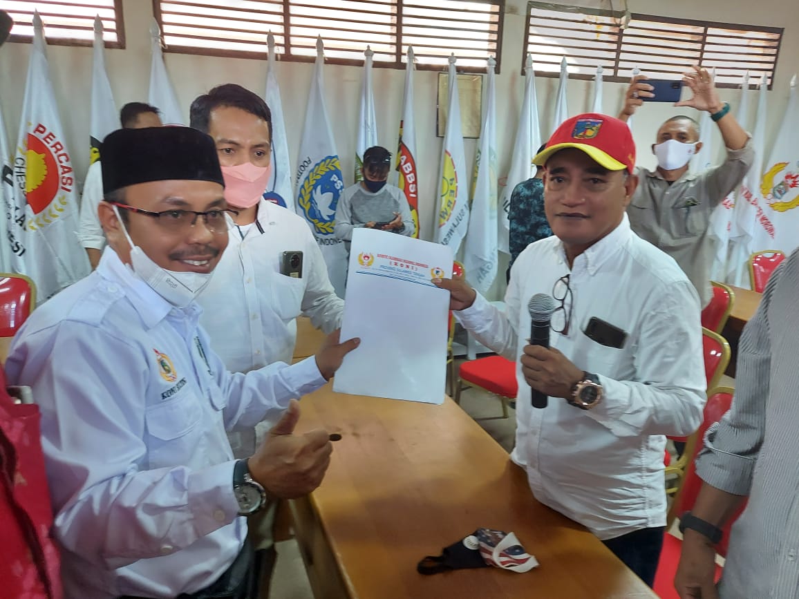 Kantongi 19 Surat Dukungan Ketua Pordasi Sulteng Serahkan Berkas Calon Ketua Koni Media 0044