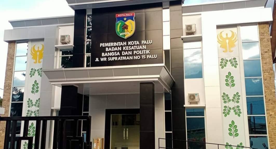 Kantor Badan Kesbangpol Kota Palu yang telah rampung dibangun. (FOTO: media.alkhairaat.id/Hamid)